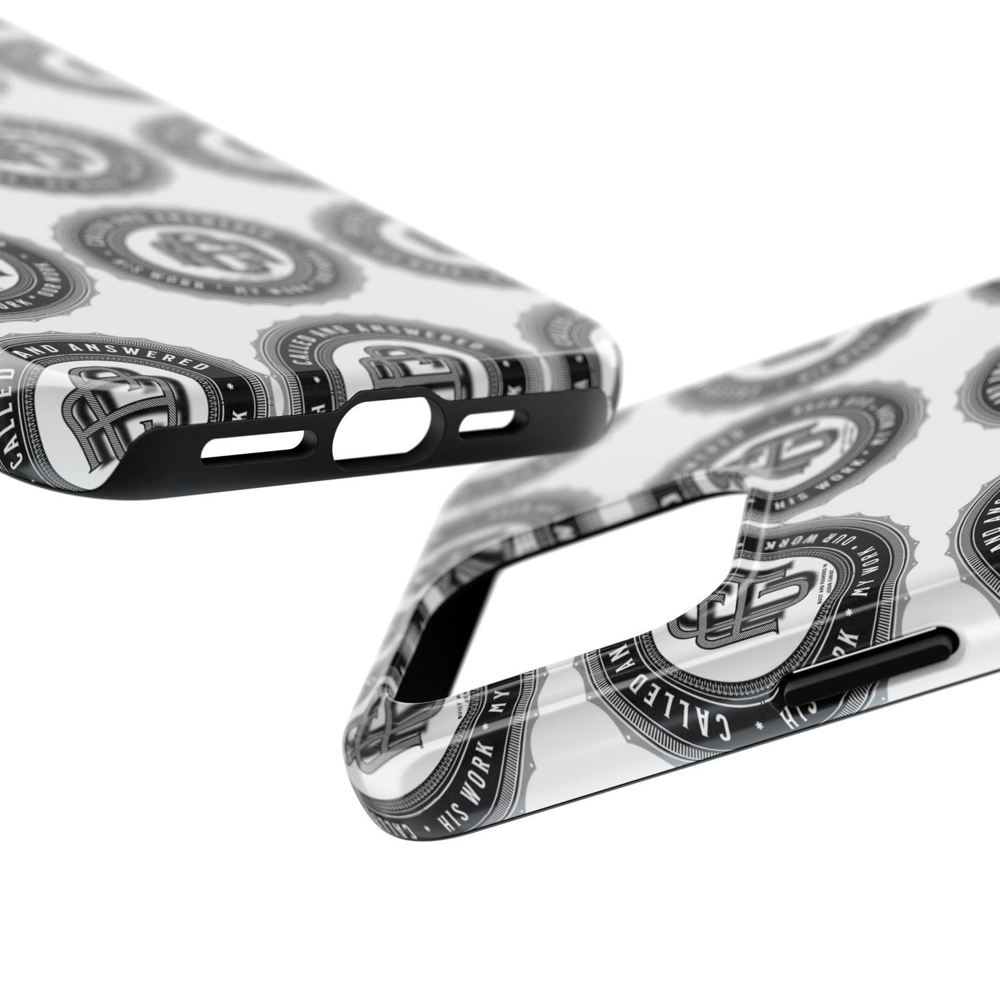 Copy of His Work: Tough Phone Cases with Cool Emblem Design