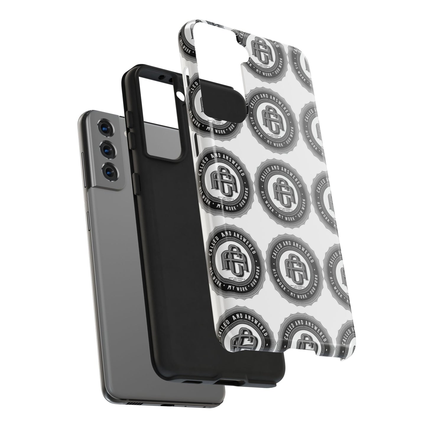 Copy of His Work: Tough Phone Cases with Cool Emblem Design