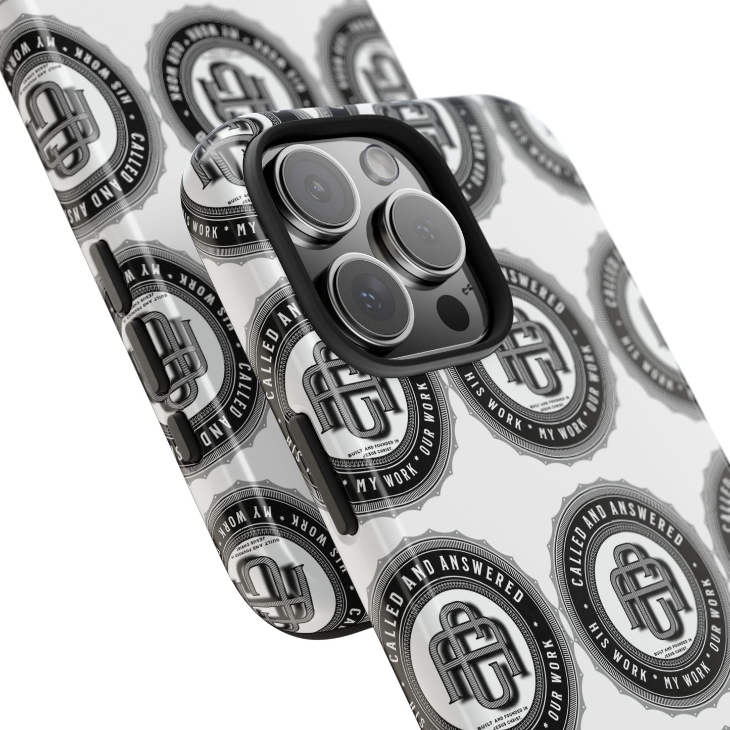 Copy of His Work: Tough Phone Cases with Cool Emblem Design