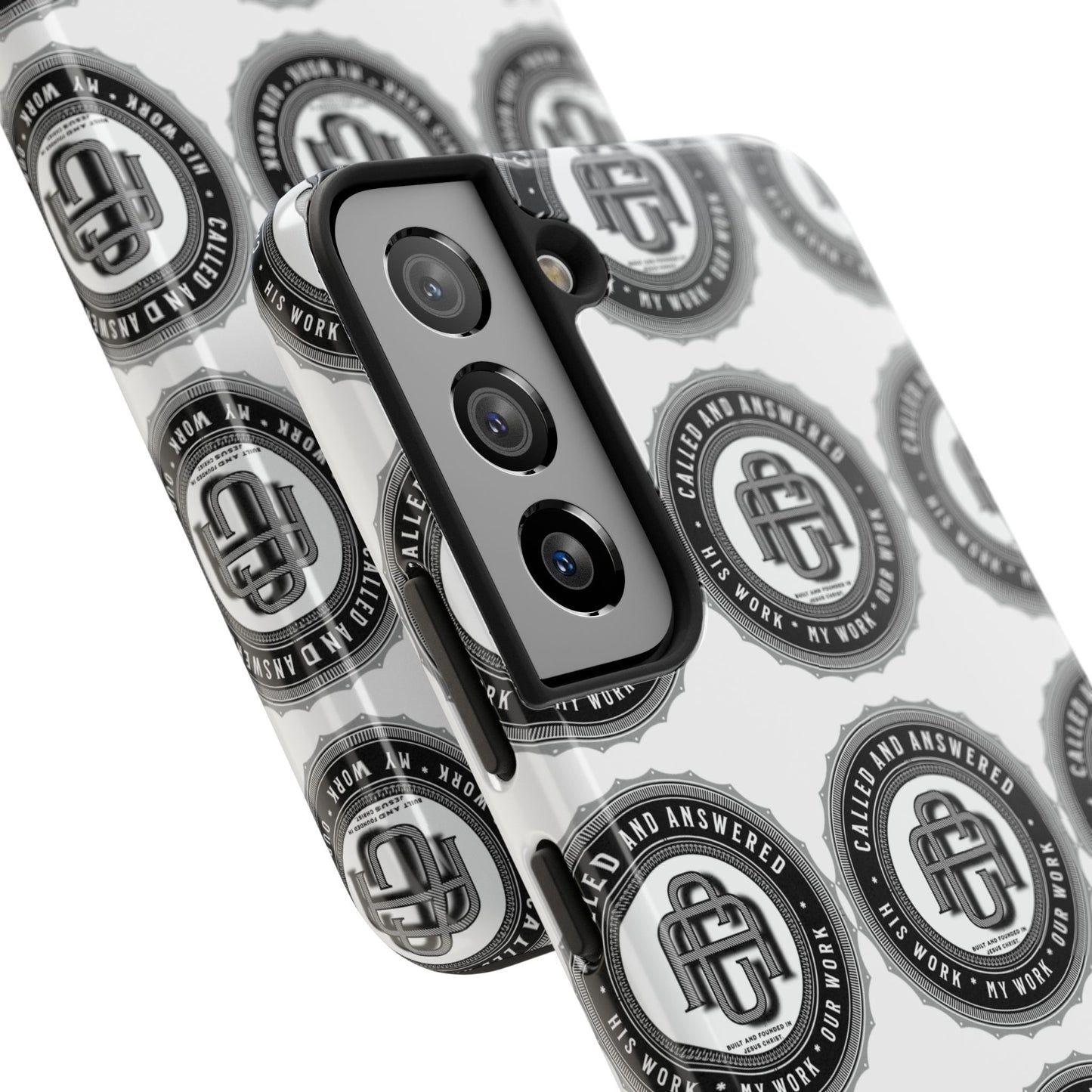 Copy of His Work: Tough Phone Cases with Cool Emblem Design