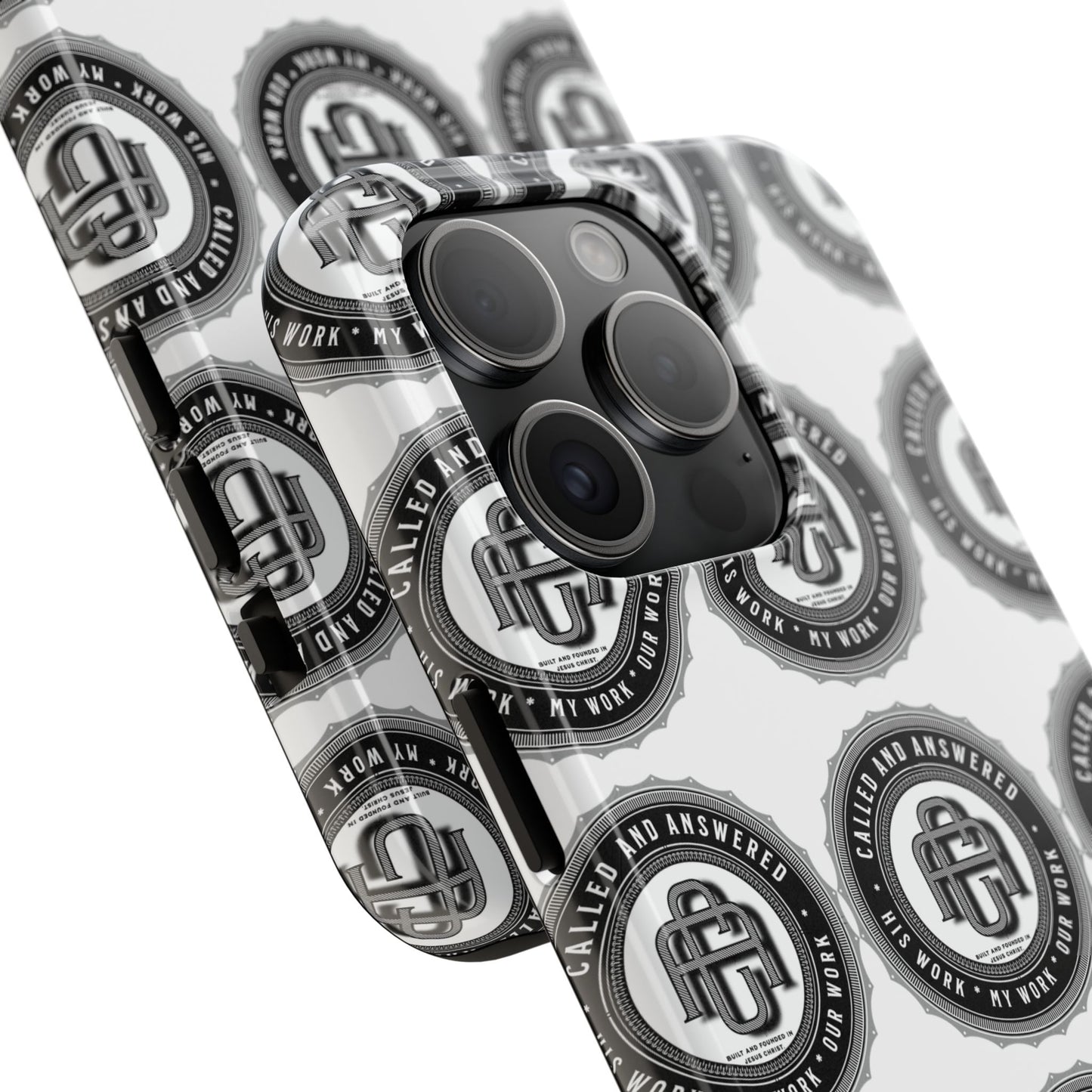 Copy of His Work: Tough Phone Cases with Cool Emblem Design