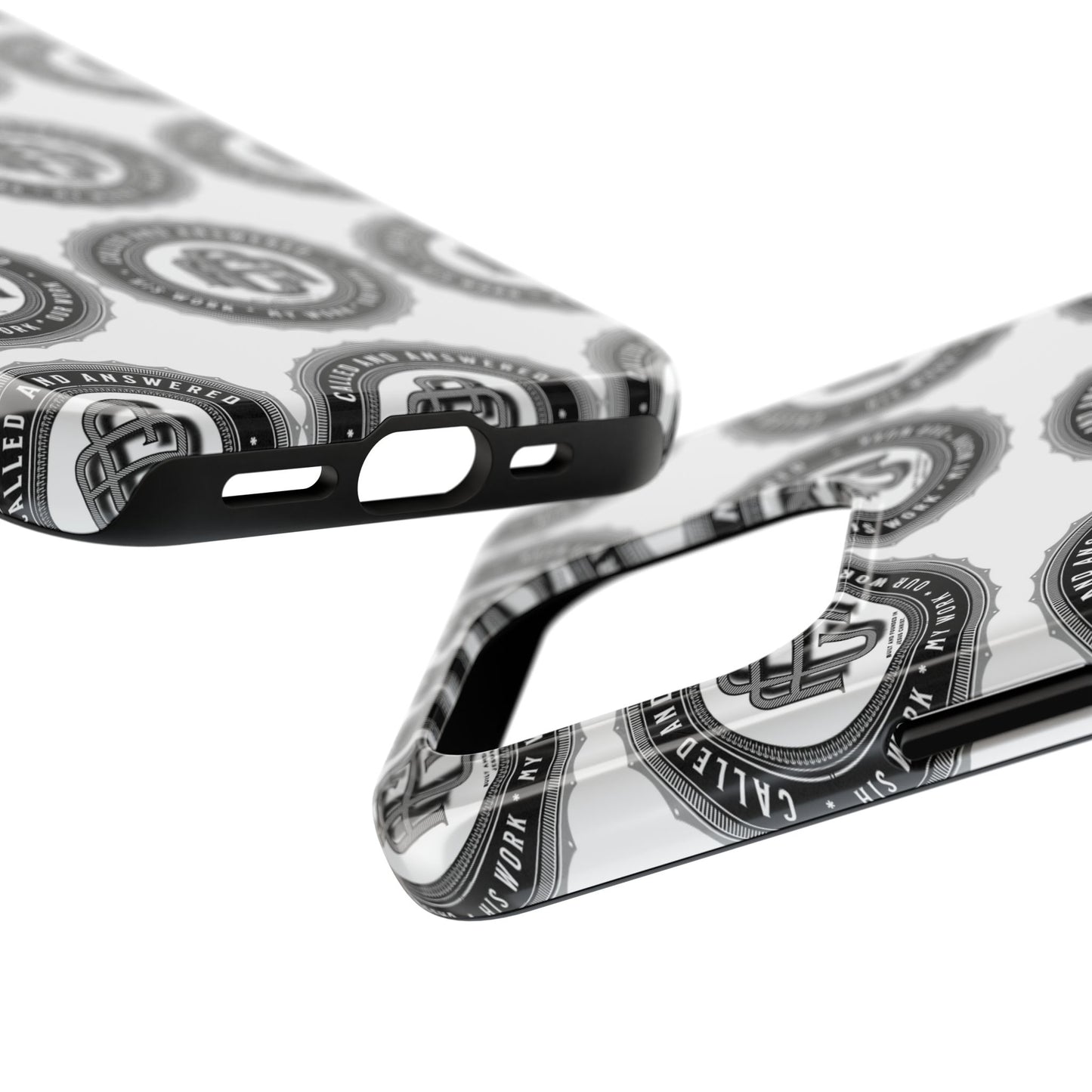 Copy of His Work: Tough Phone Cases with Cool Emblem Design