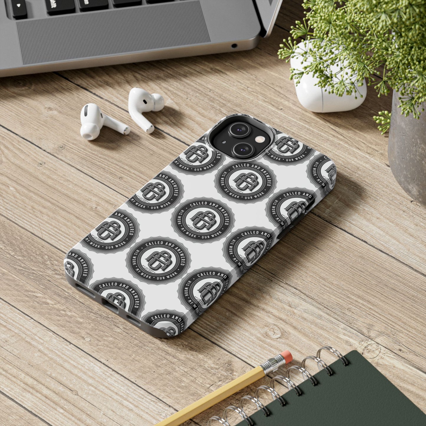 Copy of His Work: Tough Phone Cases with Cool Emblem Design