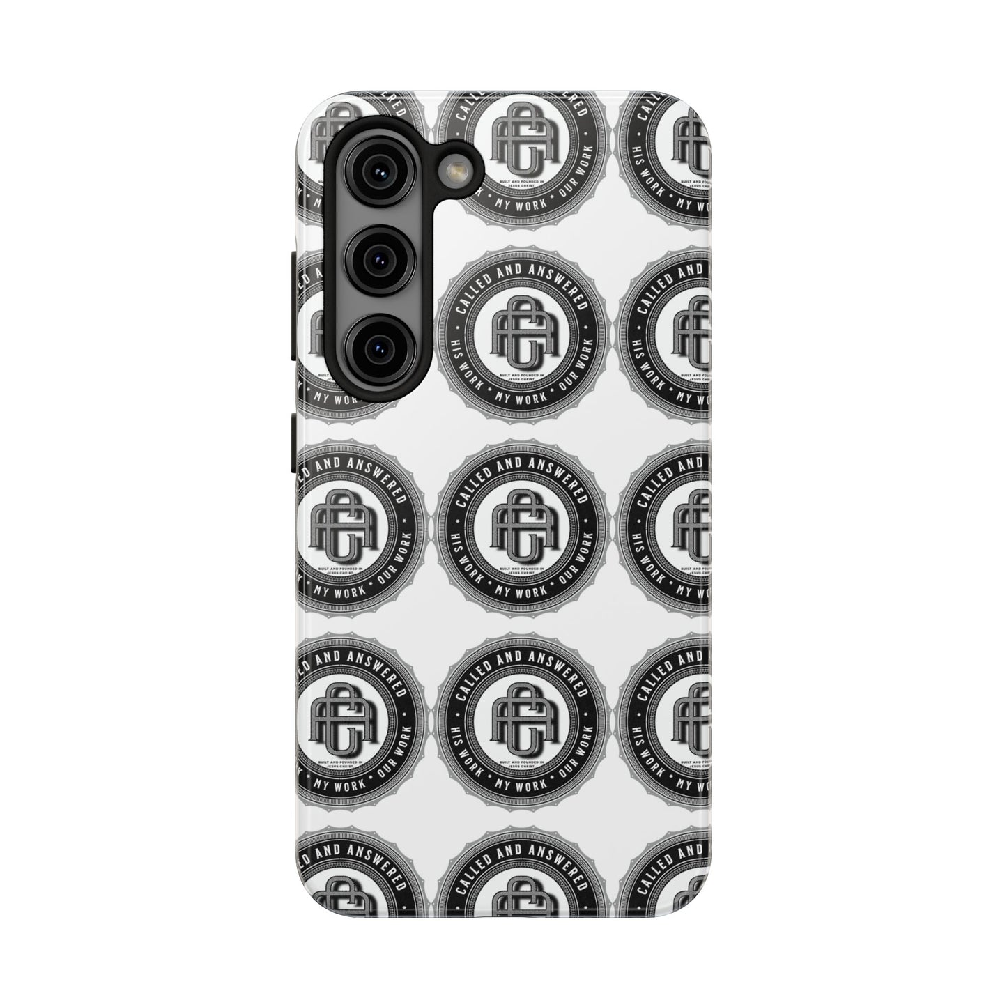 Copy of His Work: Tough Phone Cases with Cool Emblem Design