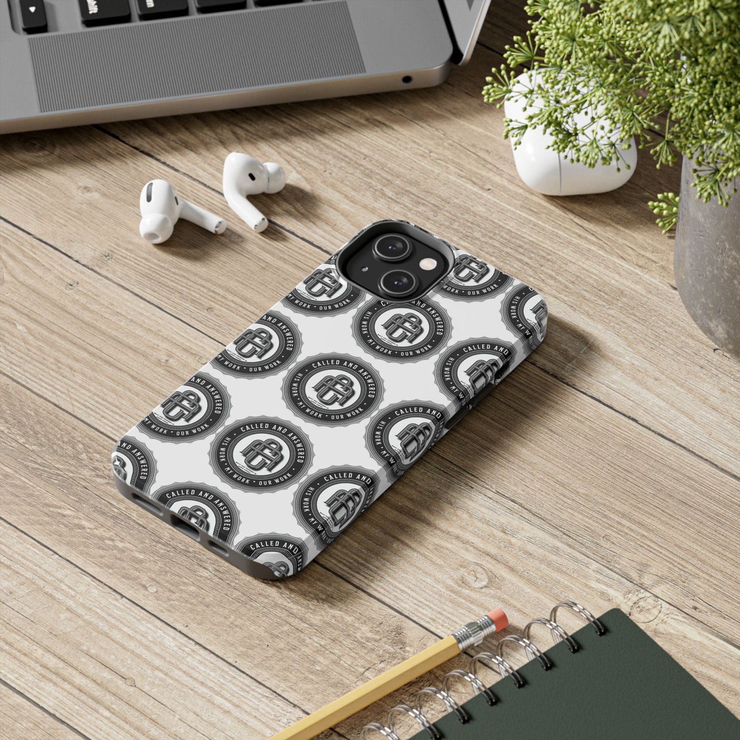 Copy of His Work: Tough Phone Cases with Cool Emblem Design