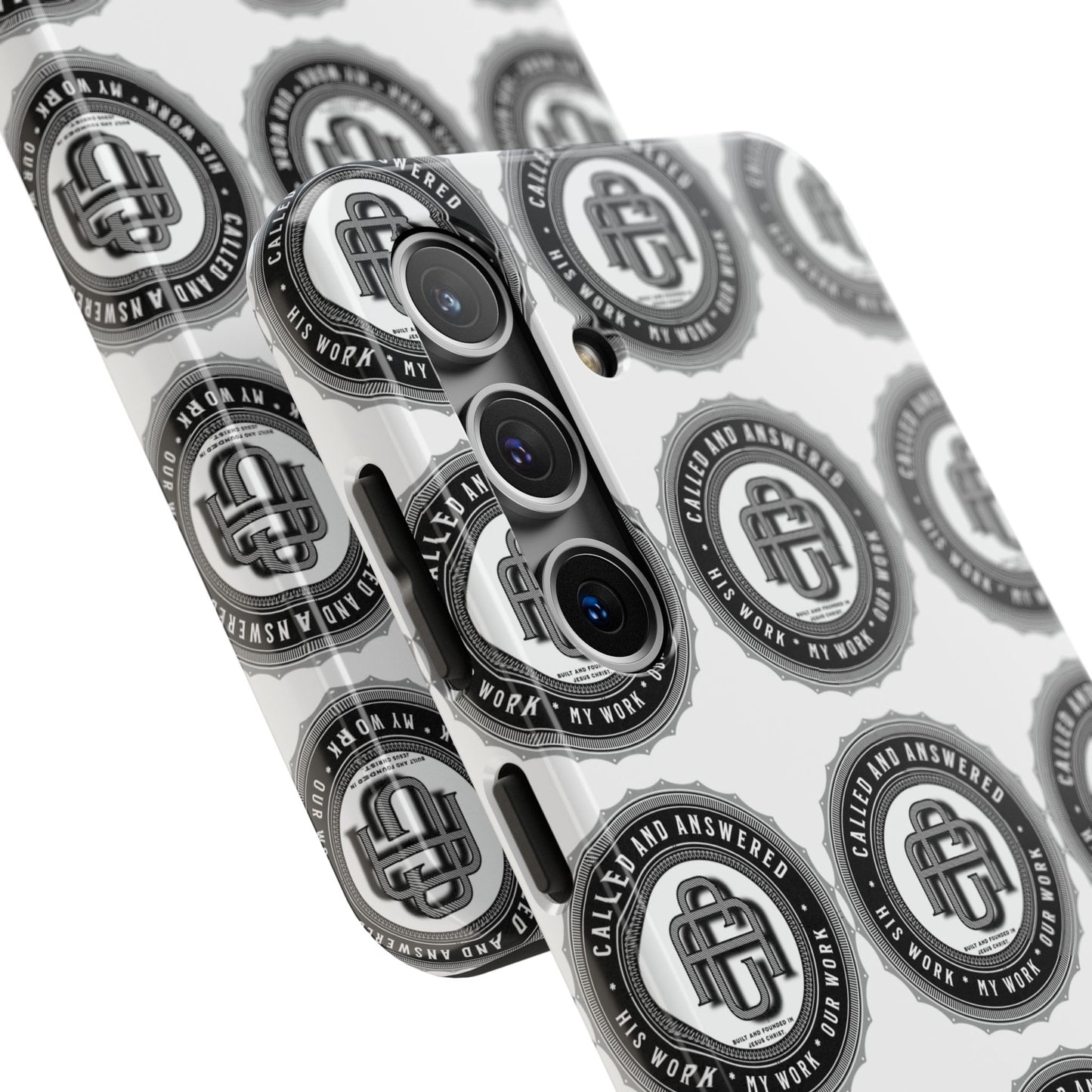 Copy of His Work: Tough Phone Cases with Cool Emblem Design