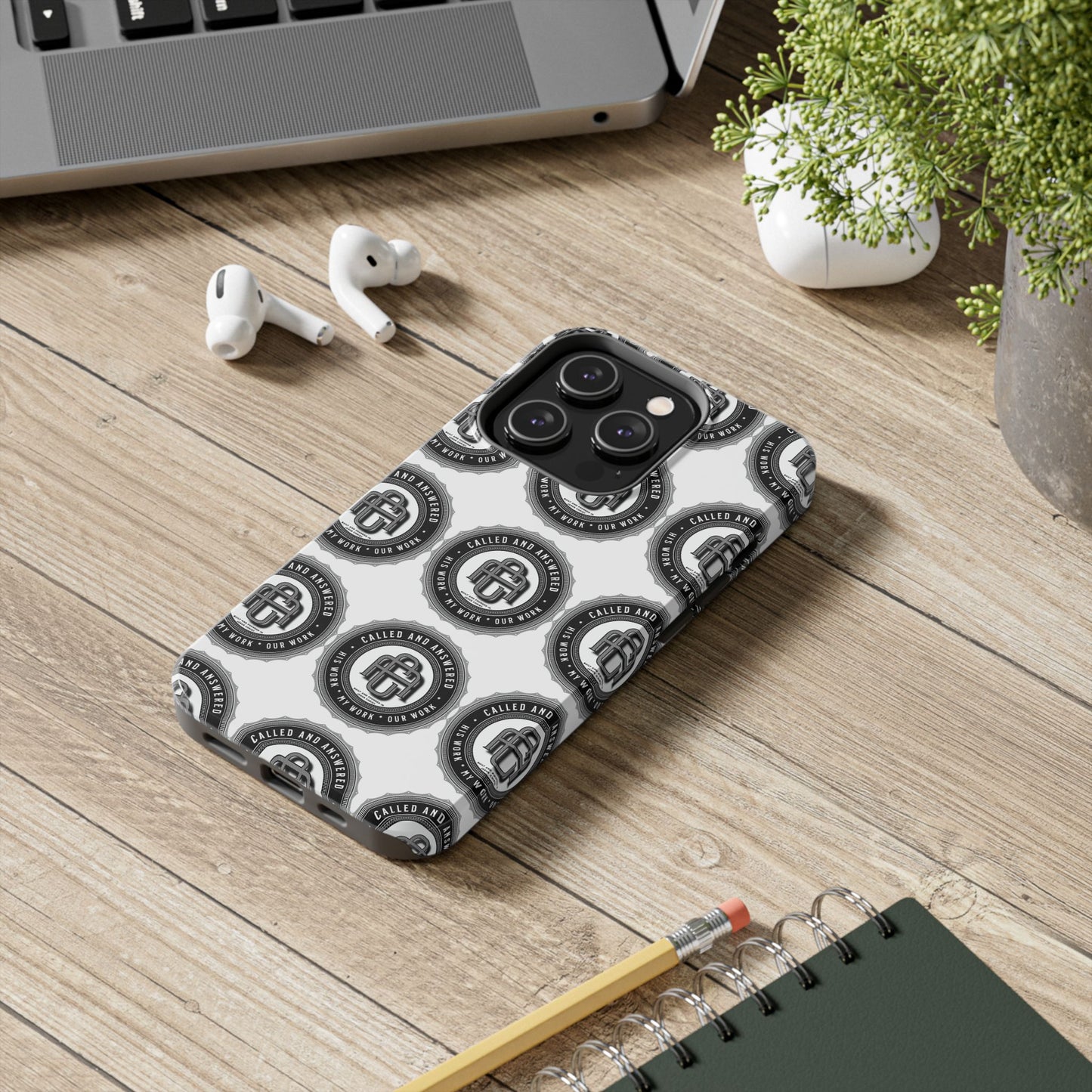 Copy of His Work: Tough Phone Cases with Cool Emblem Design