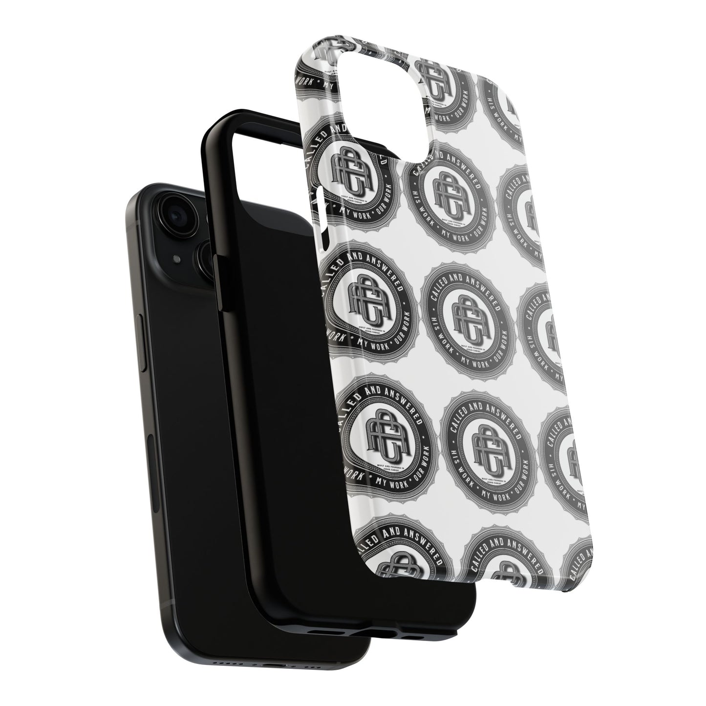 Copy of His Work: Tough Phone Cases with Cool Emblem Design