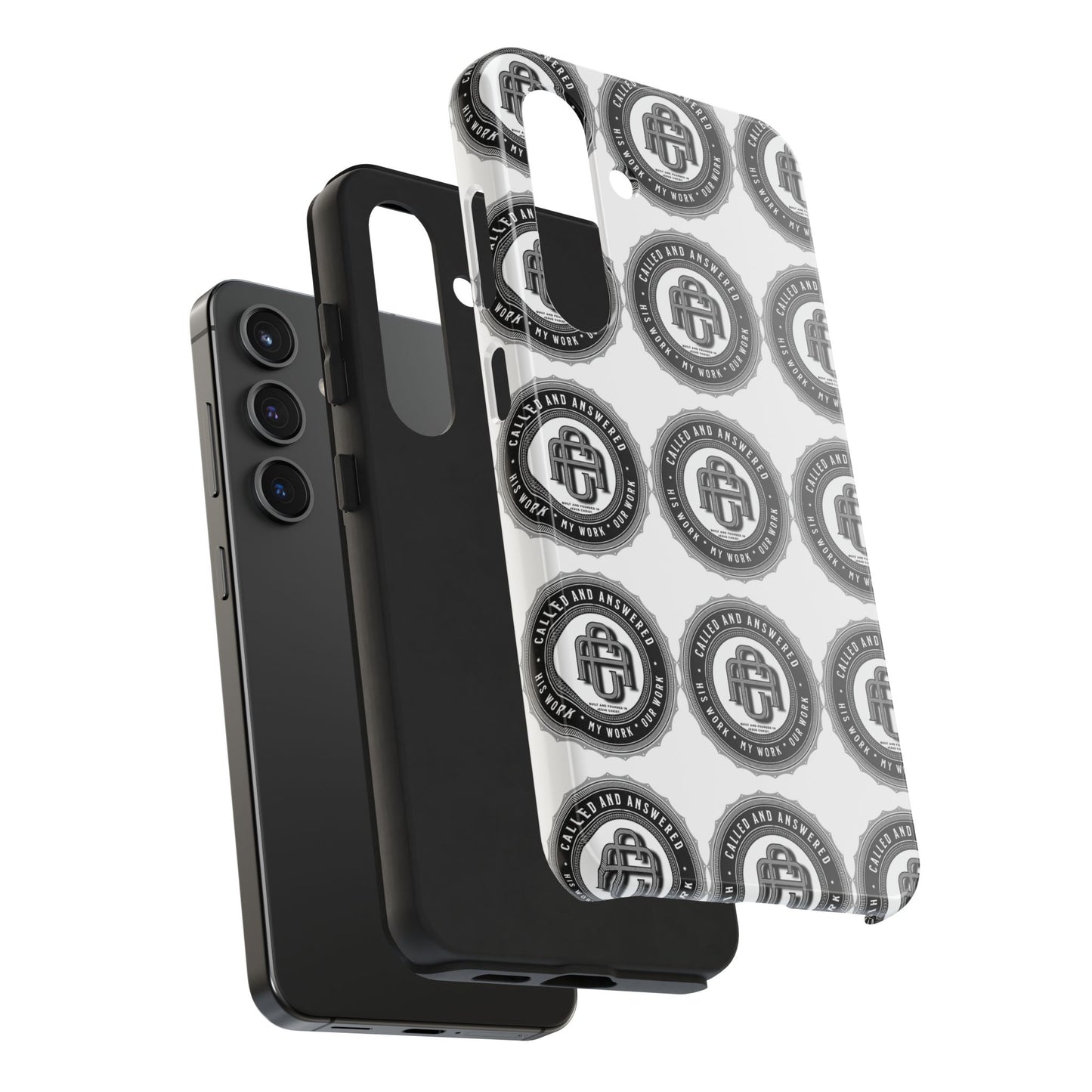 Copy of His Work: Tough Phone Cases with Cool Emblem Design