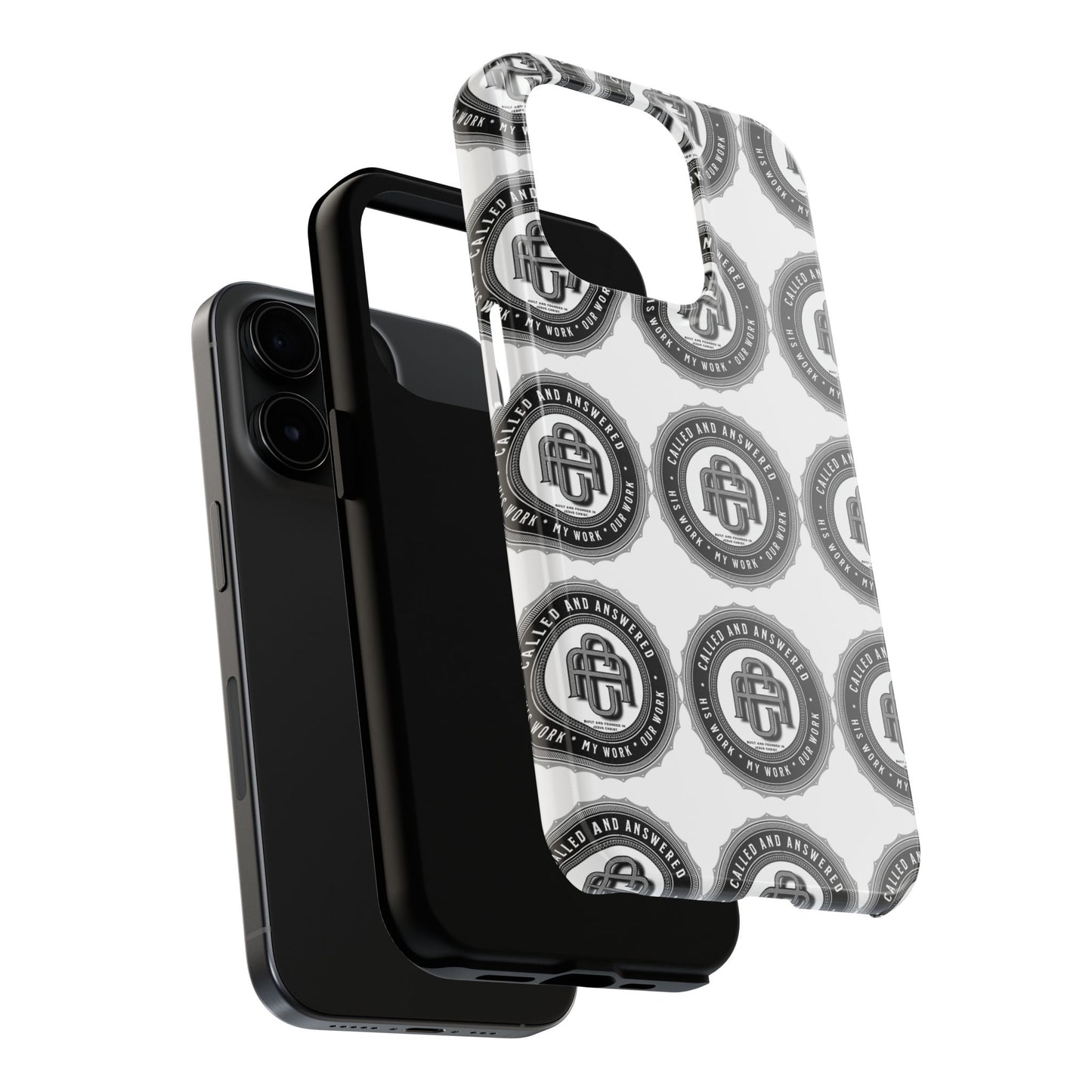 Copy of His Work: Tough Phone Cases with Cool Emblem Design