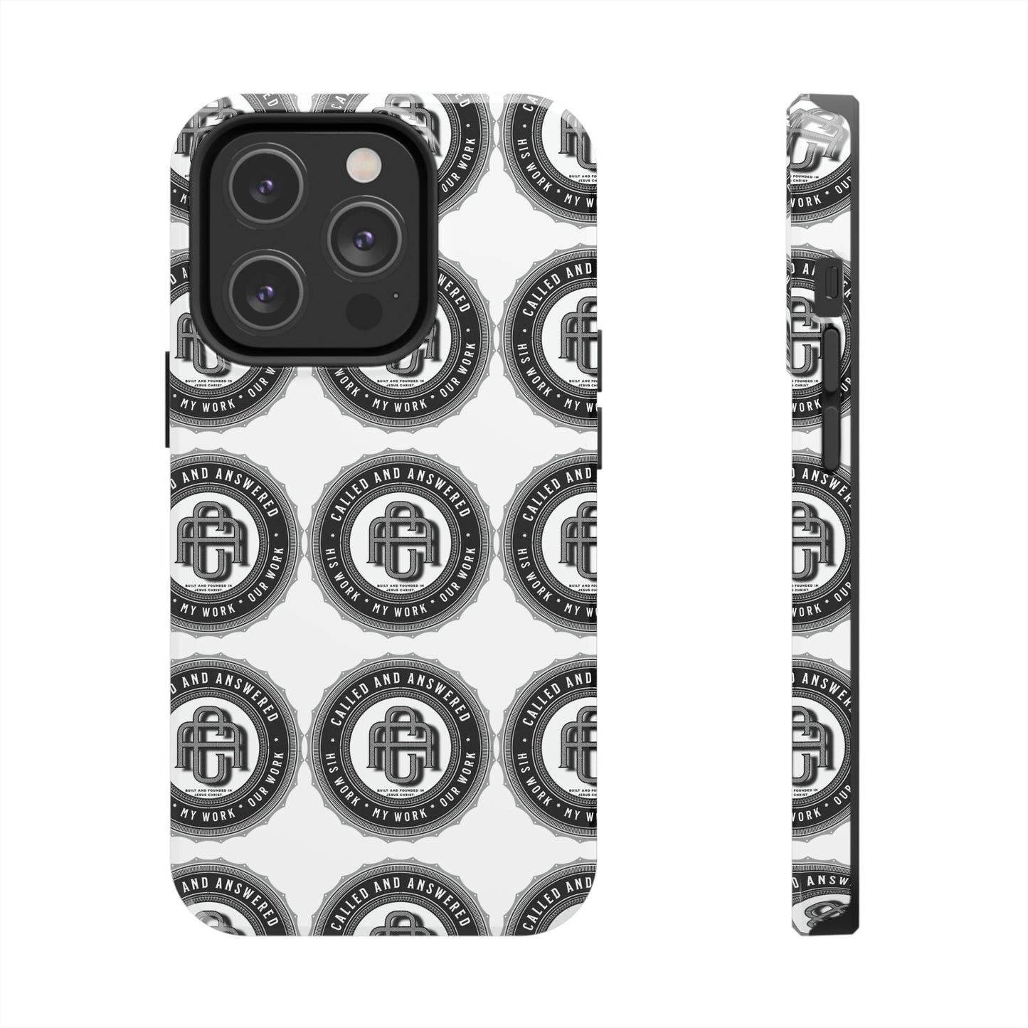 Copy of His Work: Tough Phone Cases with Cool Emblem Design