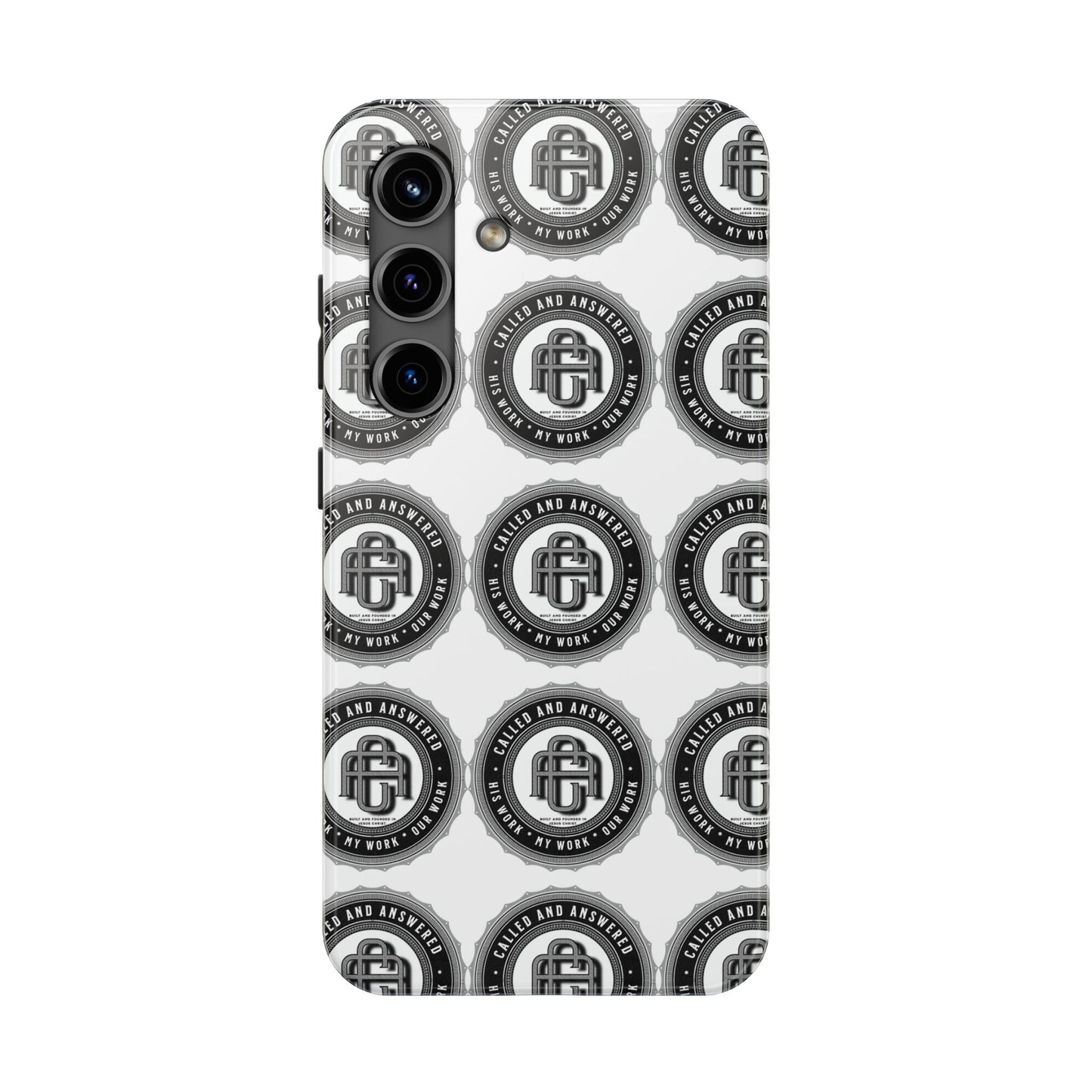Copy of His Work: Tough Phone Cases with Cool Emblem Design