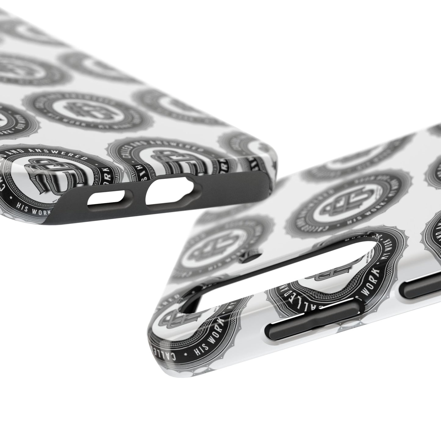 Copy of His Work: Tough Phone Cases with Cool Emblem Design