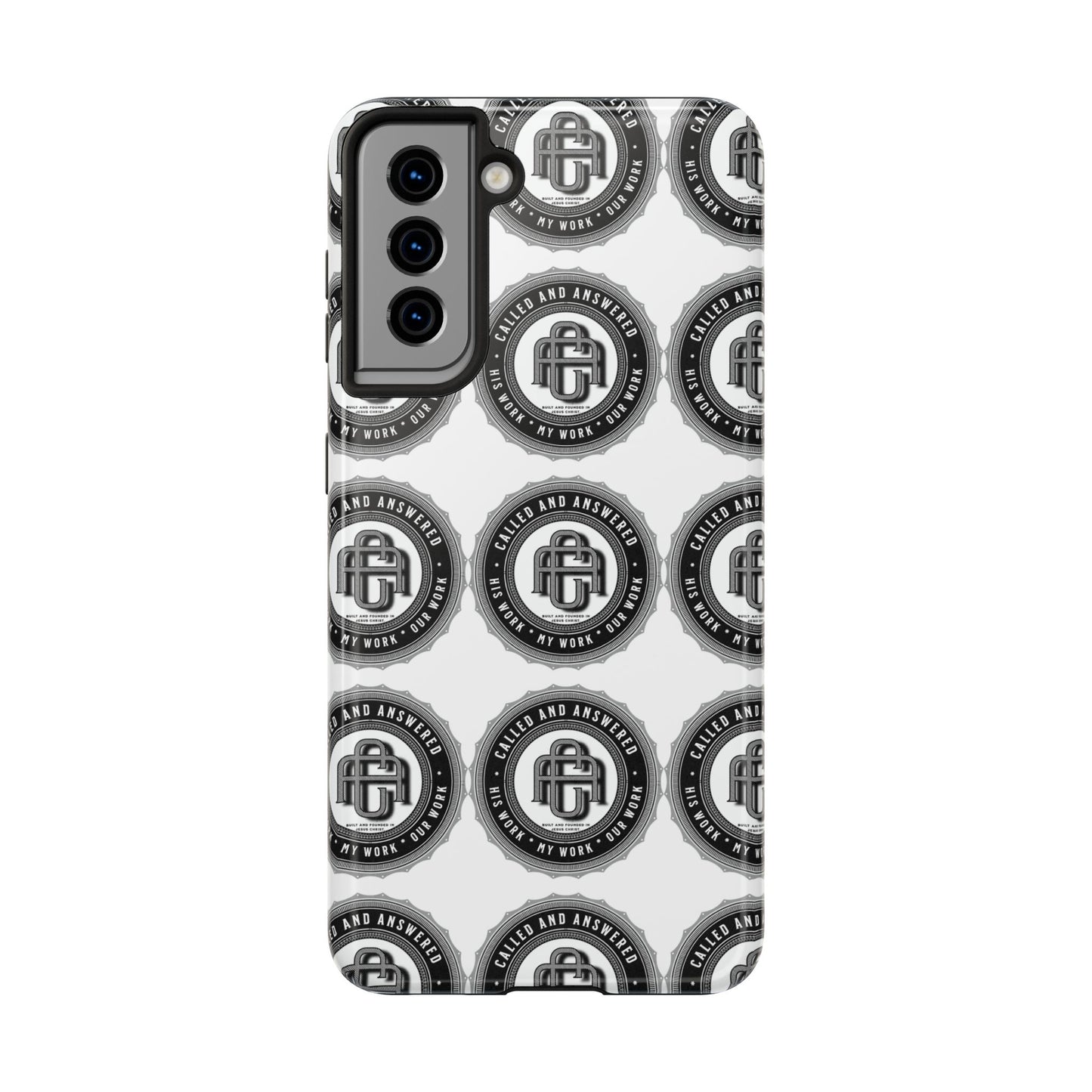 Copy of His Work: Tough Phone Cases with Cool Emblem Design