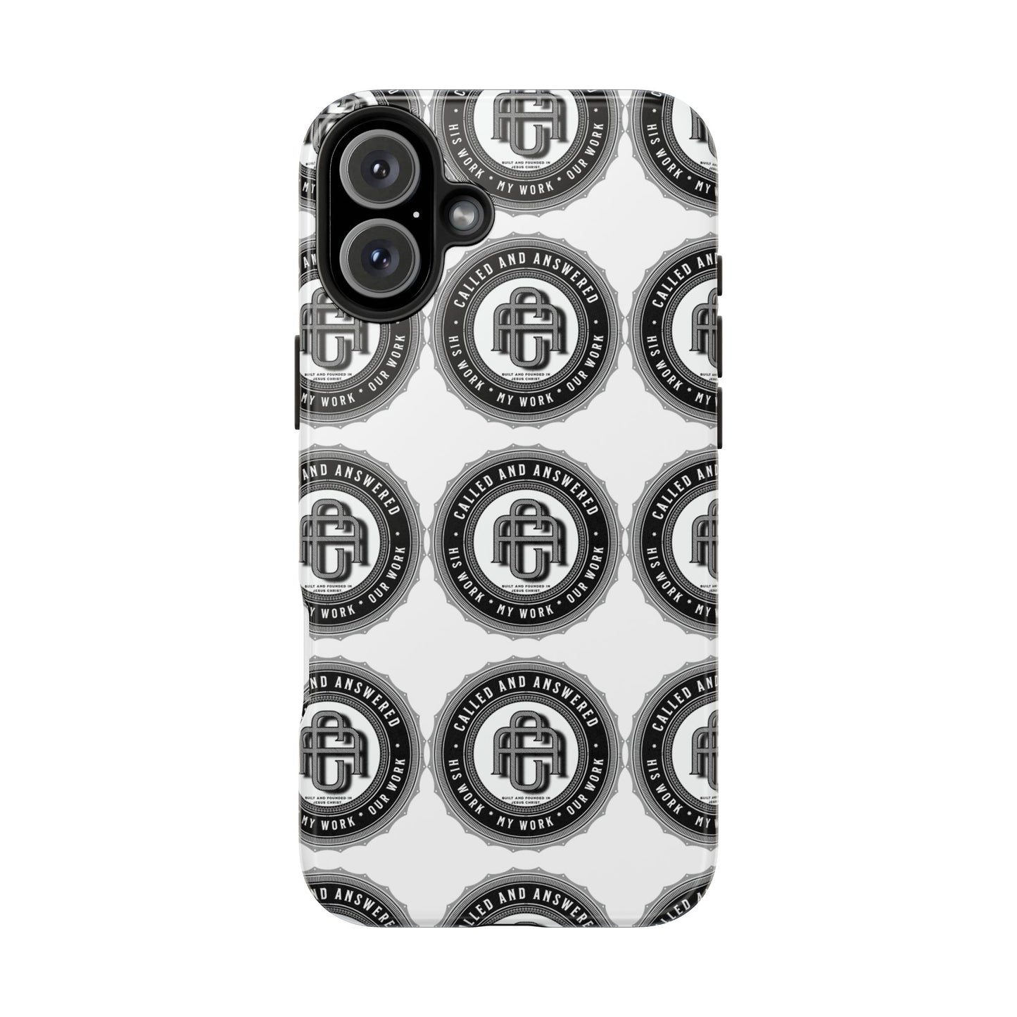 Copy of His Work: Tough Phone Cases with Cool Emblem Design