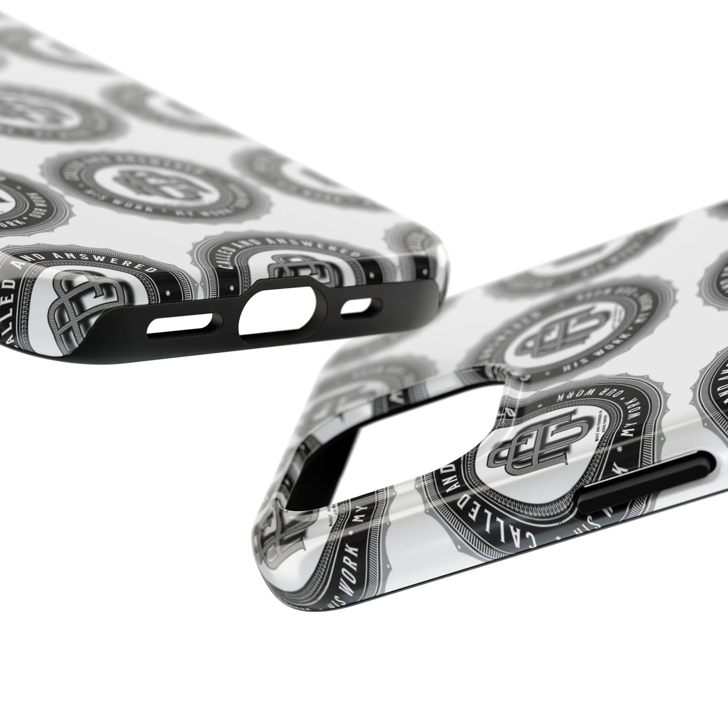 Copy of His Work: Tough Phone Cases with Cool Emblem Design