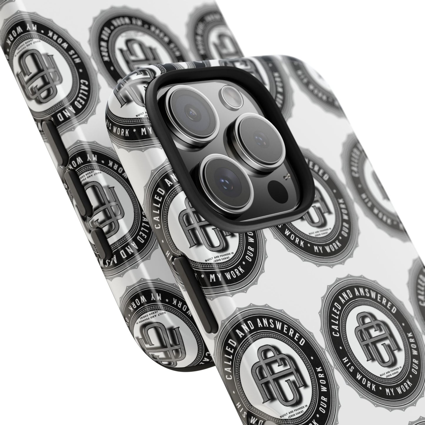 Copy of His Work: Tough Phone Cases with Cool Emblem Design