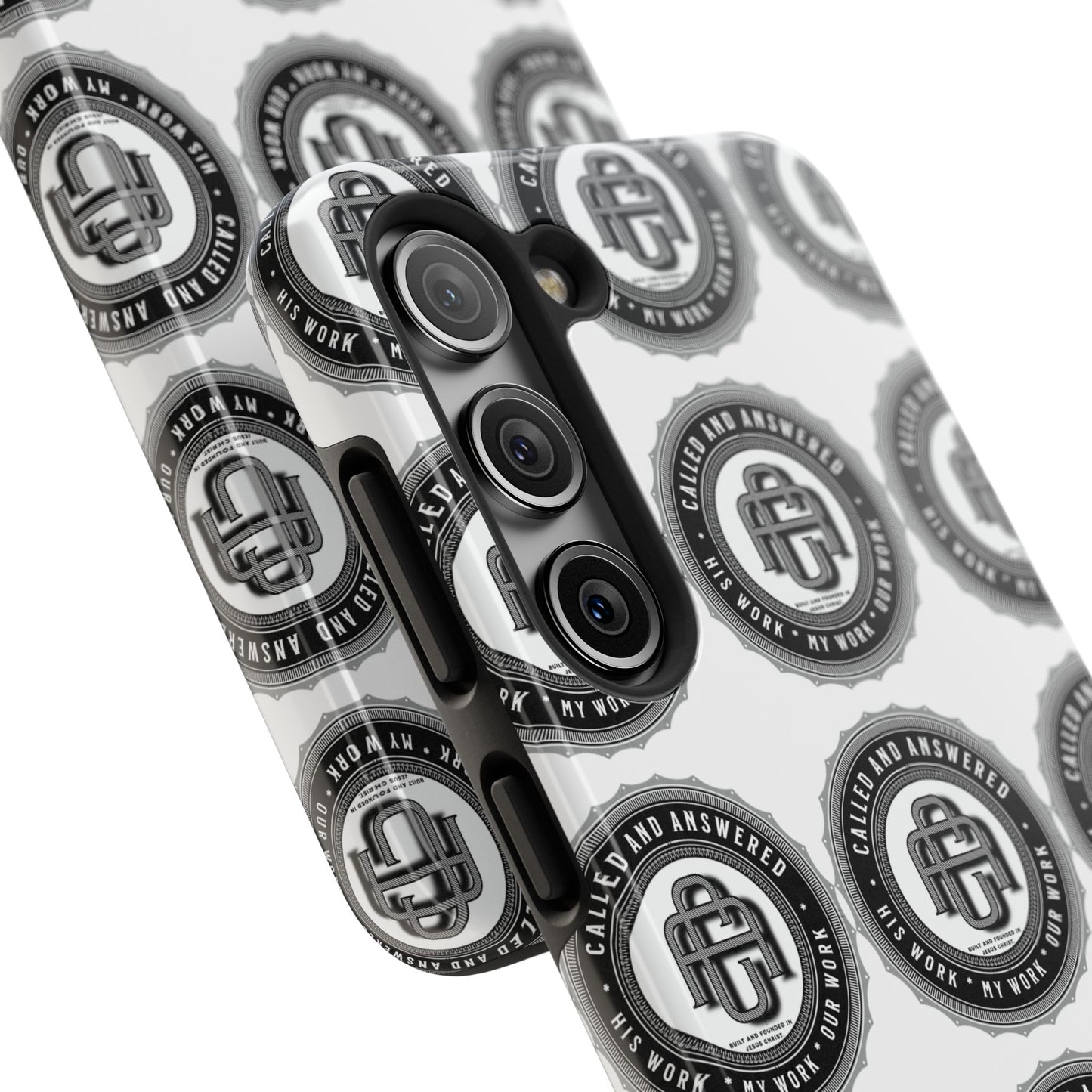 Copy of His Work: Tough Phone Cases with Cool Emblem Design