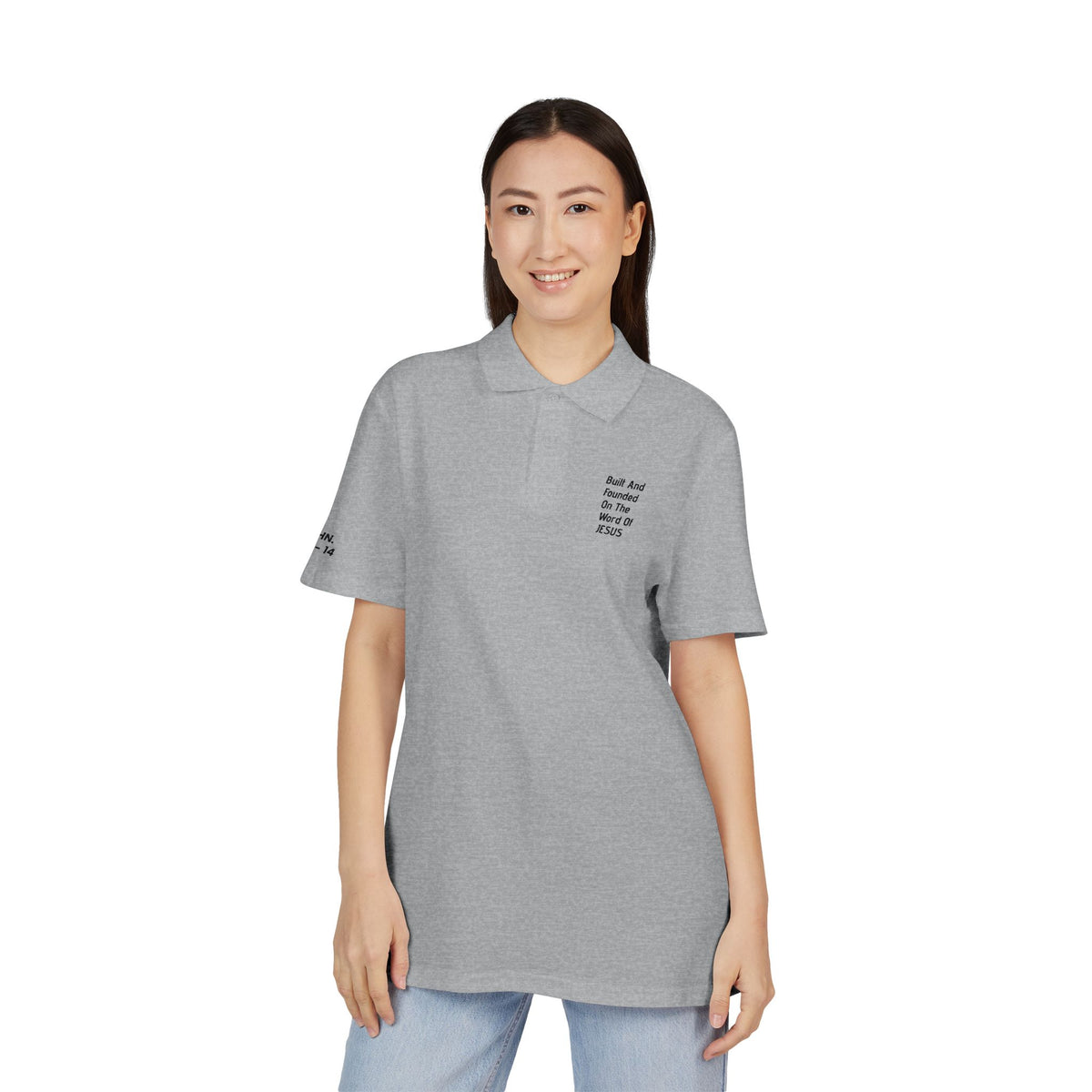 Copy of Unisex Pique Polo Shirt (Embroidery)