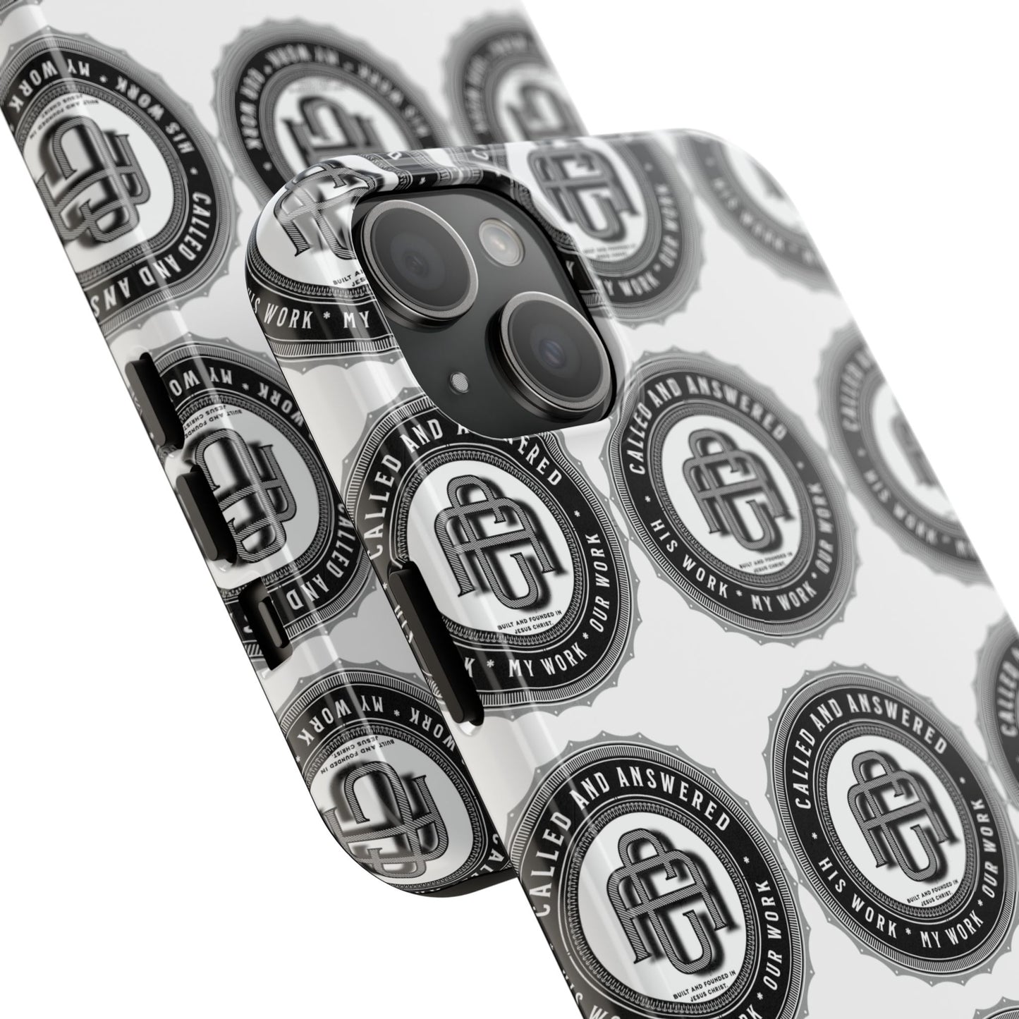 Copy of His Work: Tough Phone Cases with Cool Emblem Design