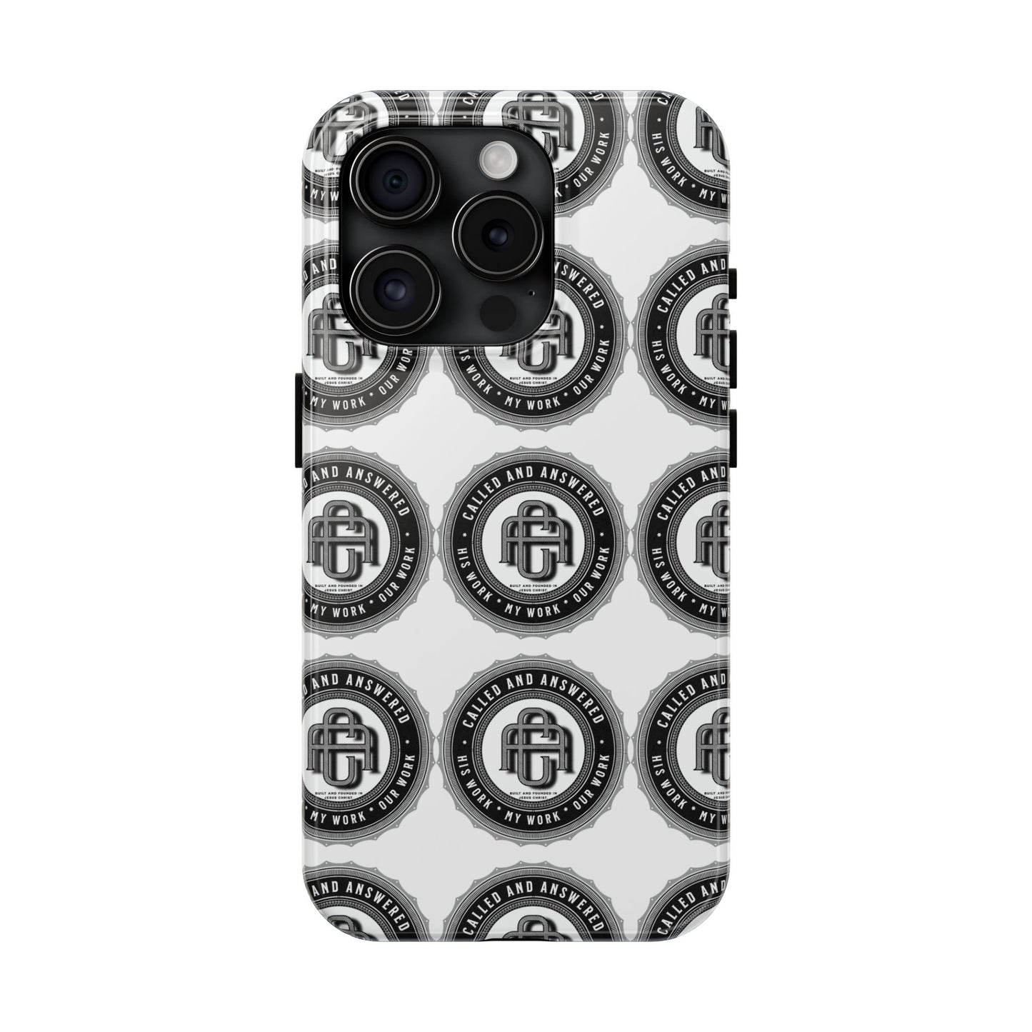 Copy of His Work: Tough Phone Cases with Cool Emblem Design