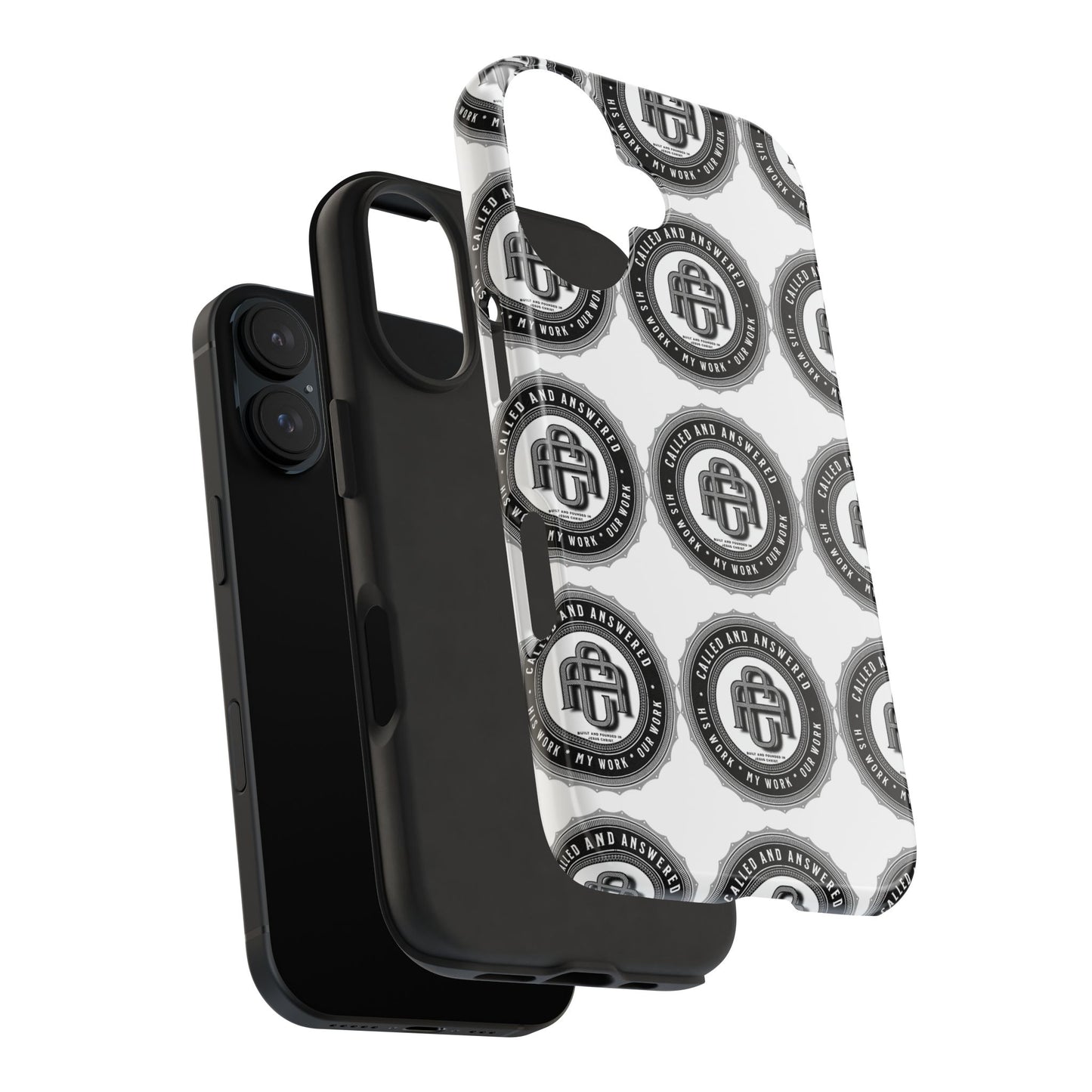 Copy of His Work: Tough Phone Cases with Cool Emblem Design