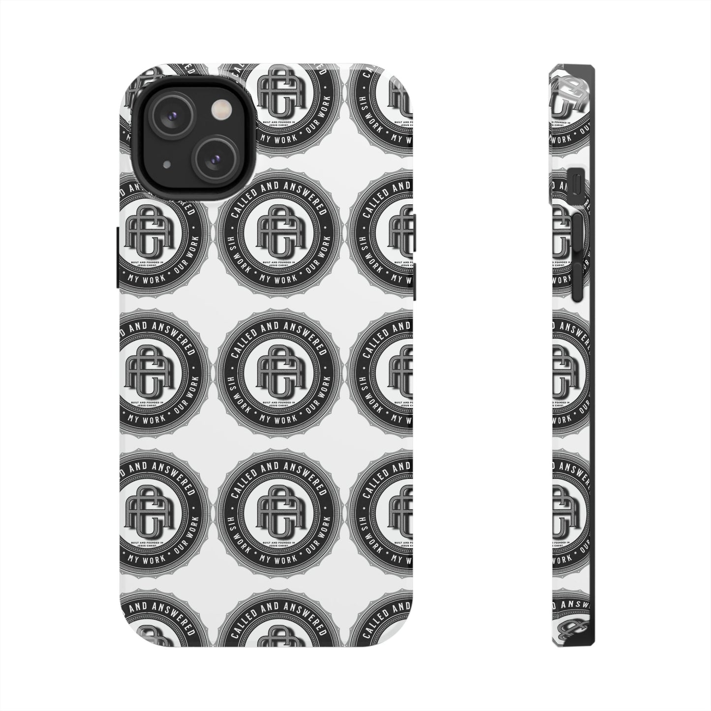 Copy of His Work: Tough Phone Cases with Cool Emblem Design