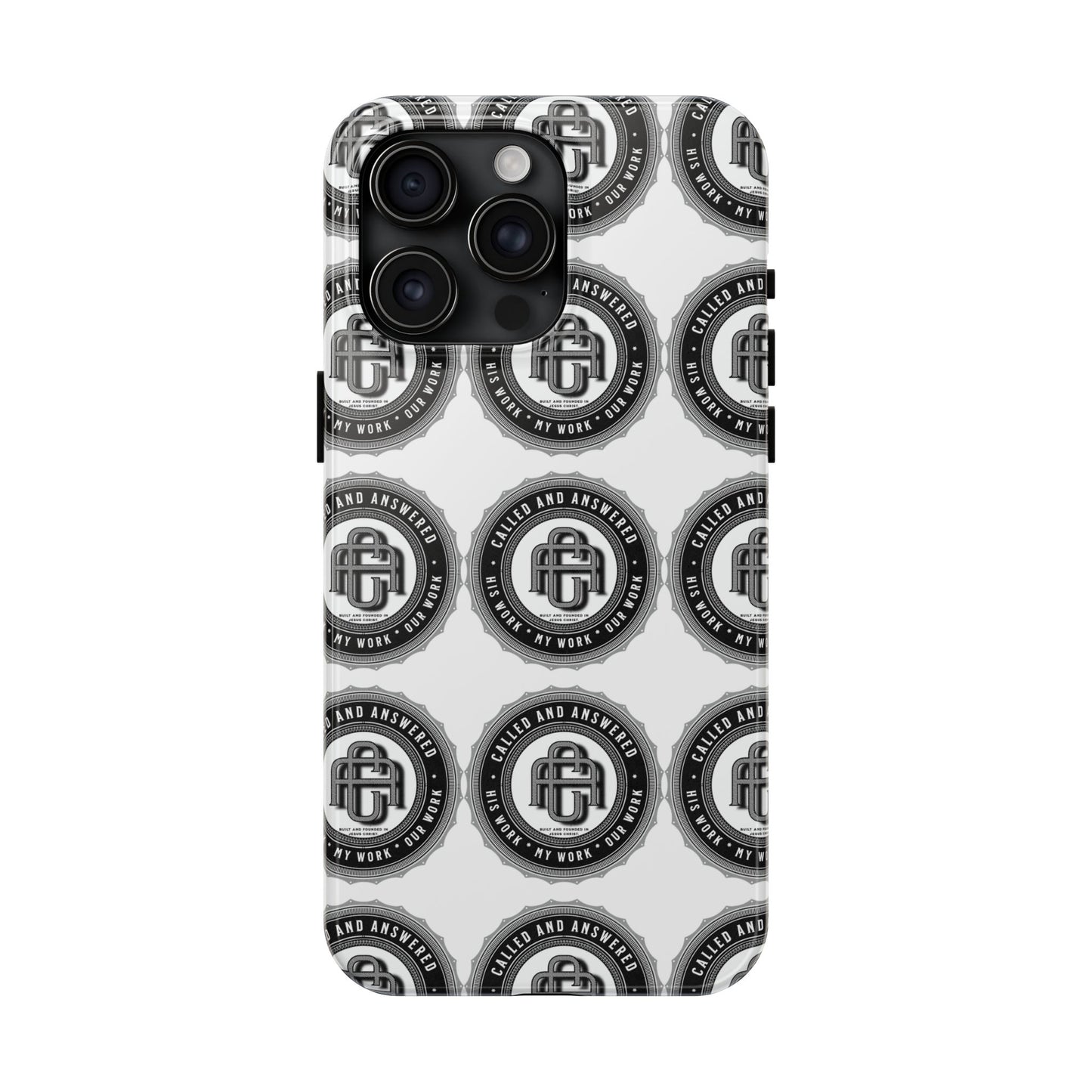 Copy of His Work: Tough Phone Cases with Cool Emblem Design