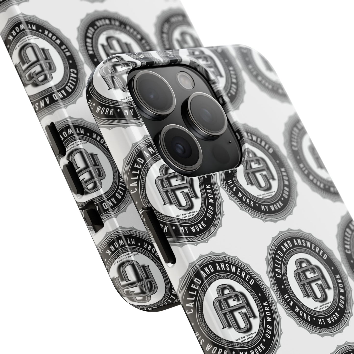 Copy of His Work: Tough Phone Cases with Cool Emblem Design