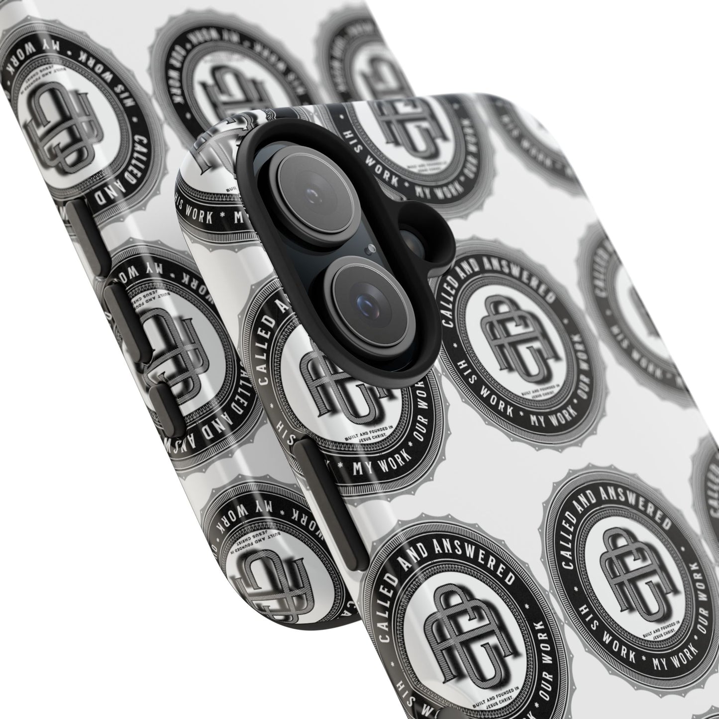 Copy of His Work: Tough Phone Cases with Cool Emblem Design