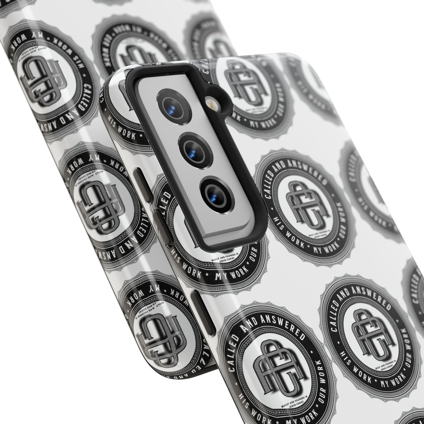Copy of His Work: Tough Phone Cases with Cool Emblem Design
