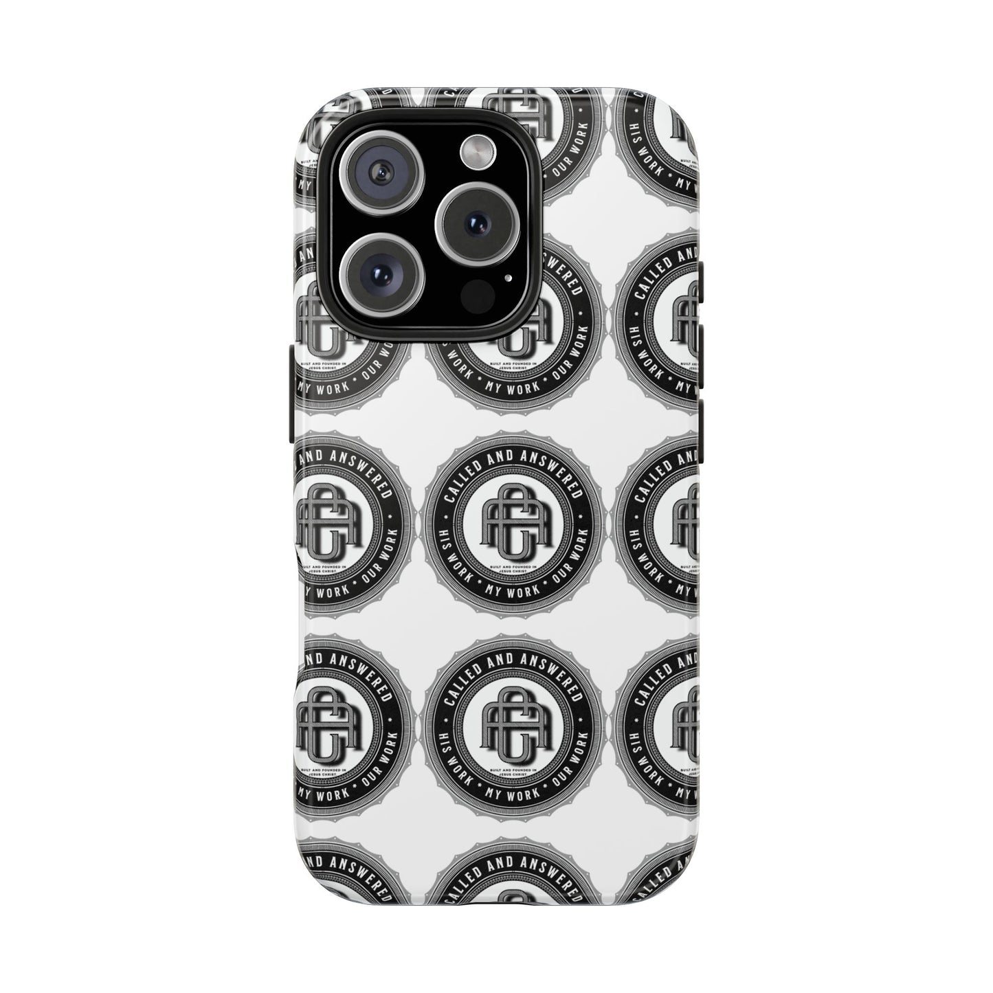 Copy of His Work: Tough Phone Cases with Cool Emblem Design