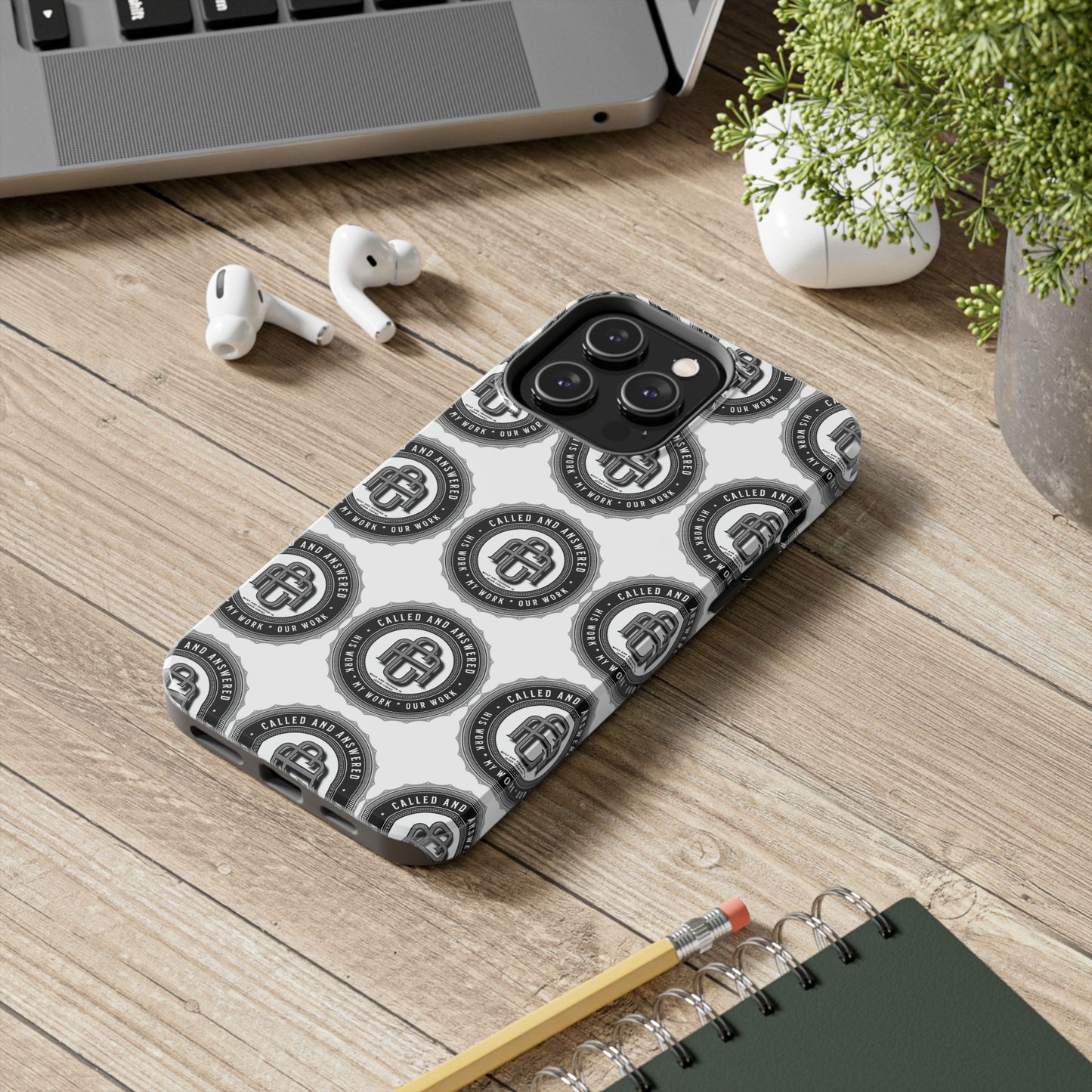 Copy of His Work: Tough Phone Cases with Cool Emblem Design