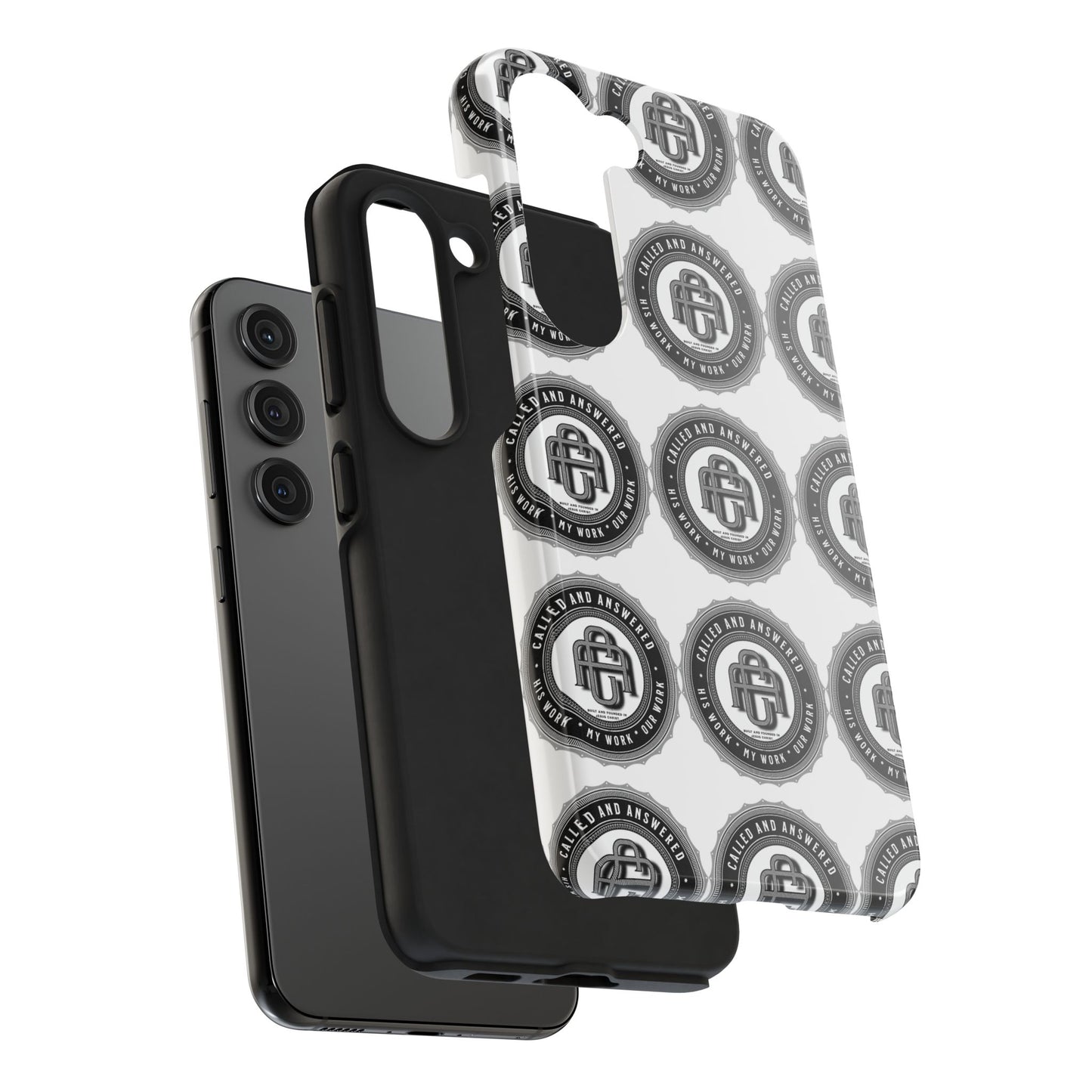 Copy of His Work: Tough Phone Cases with Cool Emblem Design